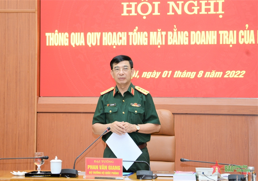 Bộ Quốc phòng thông qua quy hoạch tổng mặt bằng doanh trại của một số đơn vị